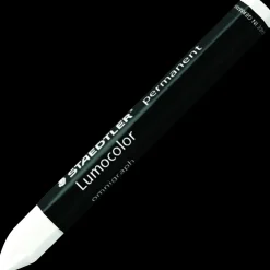 Staedtler permanent mærkekridt hvid* Kontorartikler|Tilbehør Til Kontor Og Værksted