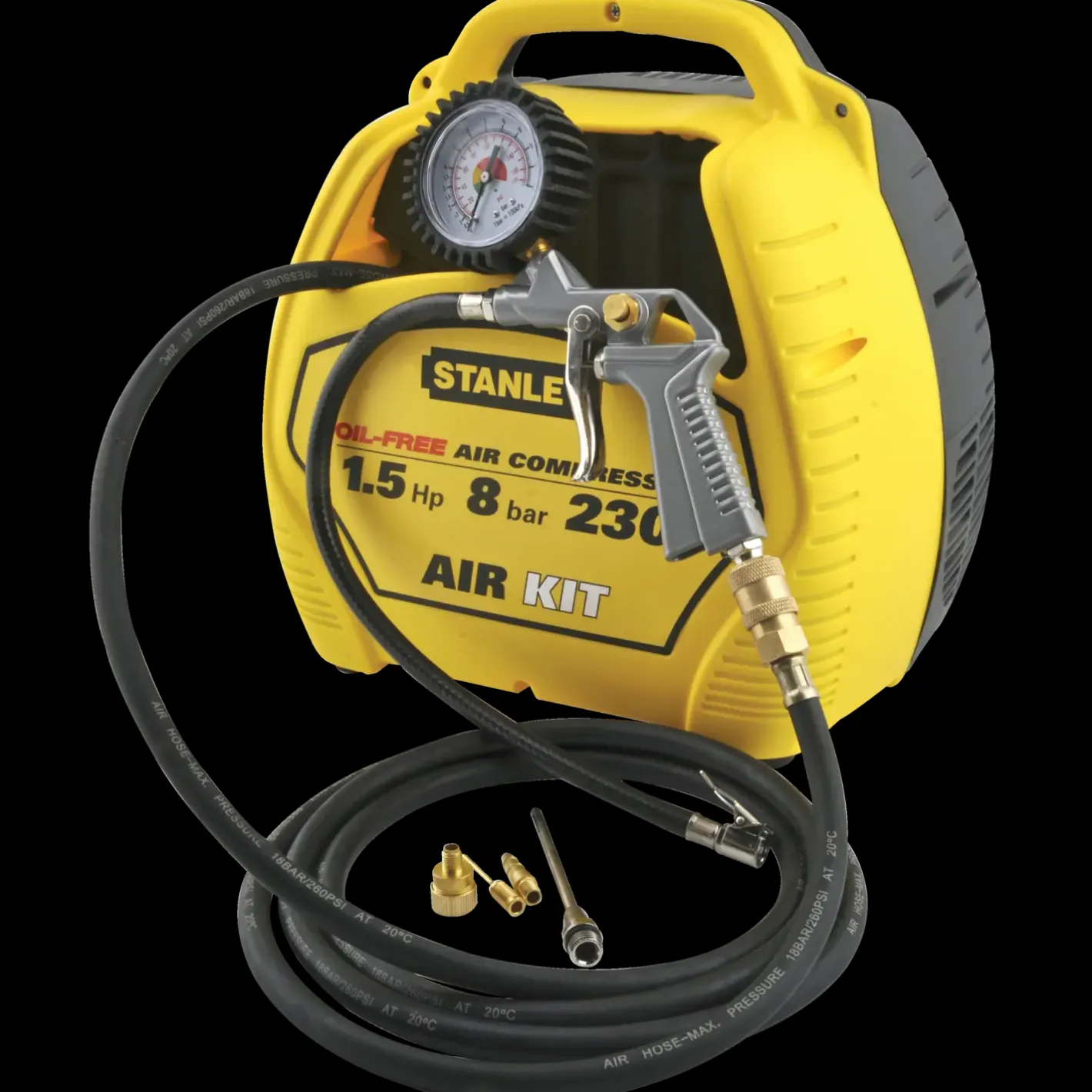 Stanley tankfri kompressor Air kit 1,5 HK - 8 bar* Kompressorer