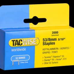 Tacwise klammer 53 / 8mm* Hamre, Koben Og Slagværktøj