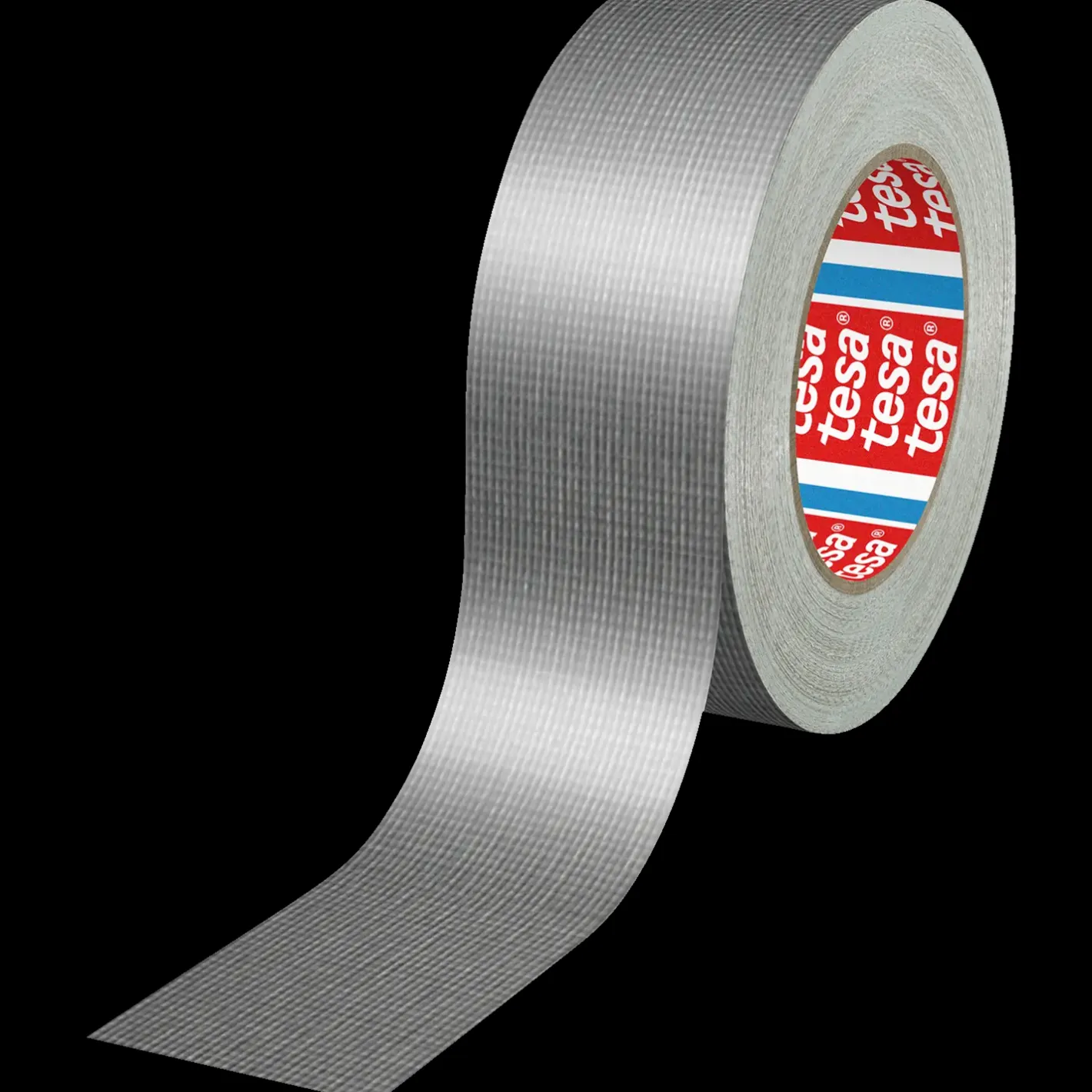 Tesa gaffa/lærredstape standard sølvgrå 50 m x 48 mm* Flytteudstyr