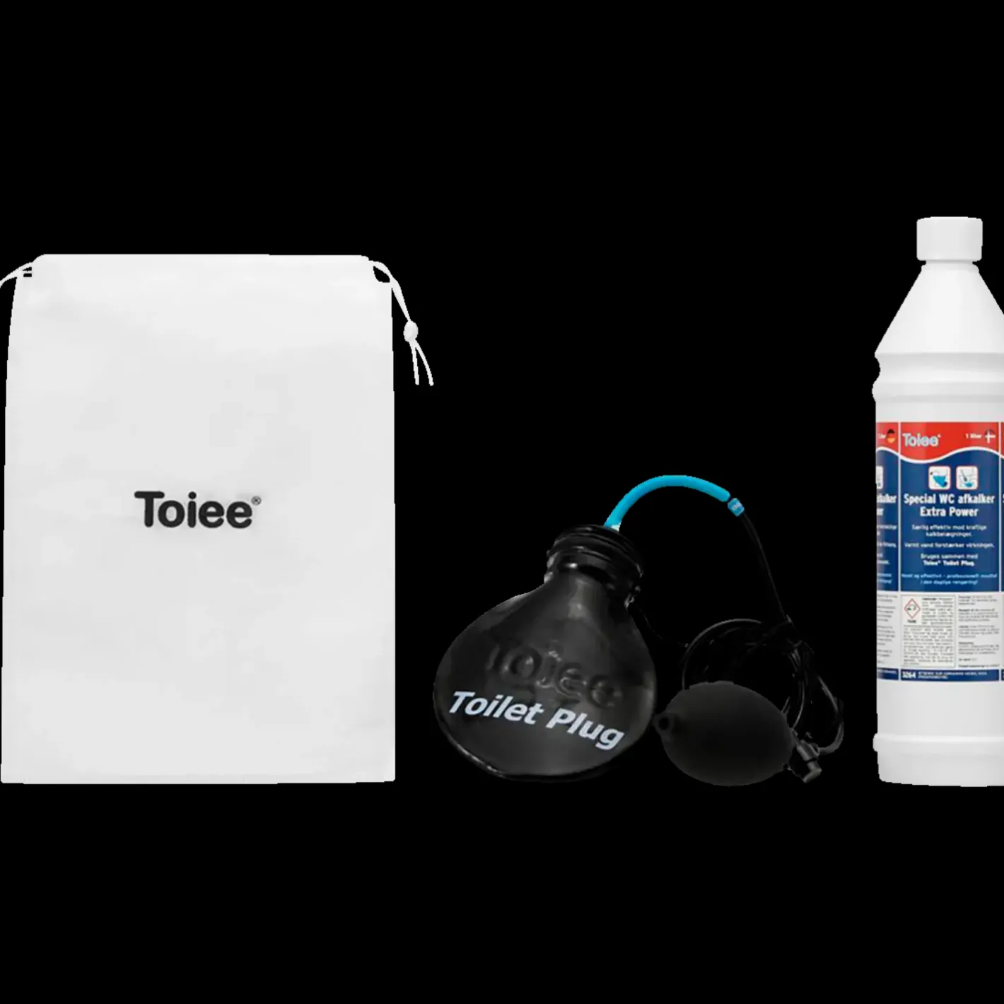 Toiee® Toiee Rengøringssæt, plug +special WC ekstra power 1 L* Rengøringsartikler|Tilbehør Til Kontor Og Værksted