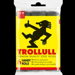 Trolluld husholdningsståluld pose med 6 ruller* File, Stålbørster Og Slibesten