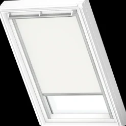 Velux mørklægning manuel DKL MK04 hvid alu skinner, 78 x 98 cm* Gardiner|Tilbehør Til Kontor Og Værksted