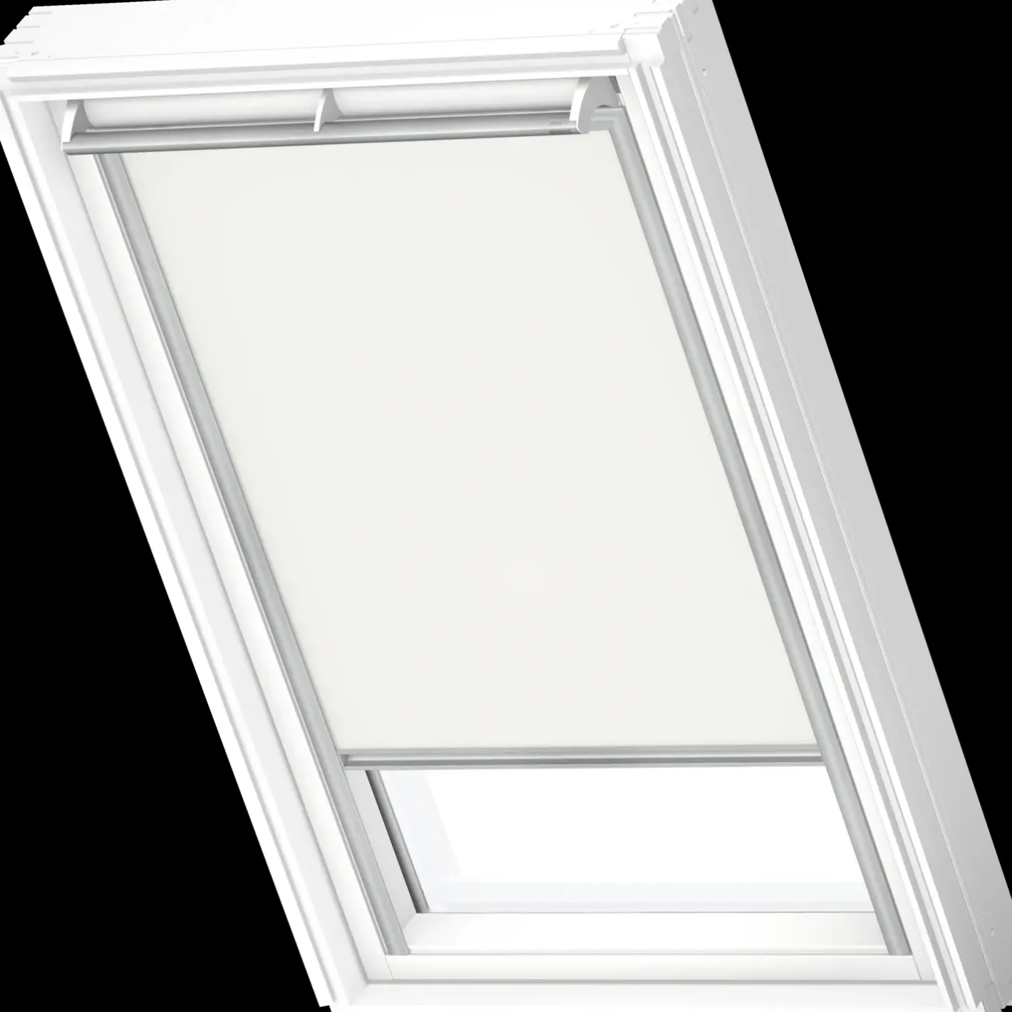Velux mørklægning manuel DKL MK04 hvid alu skinner, 78 x 98 cm* Gardiner|Tilbehør Til Kontor Og Værksted