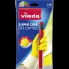 Vileda Super Grib gummihandsker str. L gul* Rengøringsartikler|Tilbehør Til Kontor Og Værksted