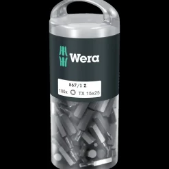 Wera 867/1Z DIY-Boks TX 15x25 mm 100 stk* Bits- Og Bitssæt