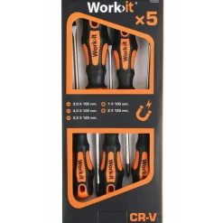 Variant Work>it kombi skruetrækkersæt inkl. 5 dele* Skruetrækkere