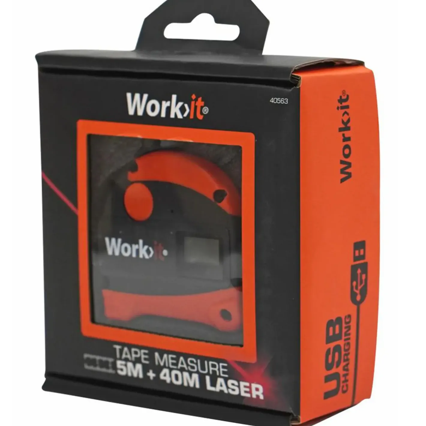 Work>it lasermålebånd 5+ 40 m* Måleværktøj Og Opmærkning